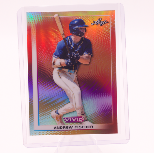 2026 Leaf Vivid Andrew Fischer 1/1 Pre-Production Proof Brewers Tennessee Vols