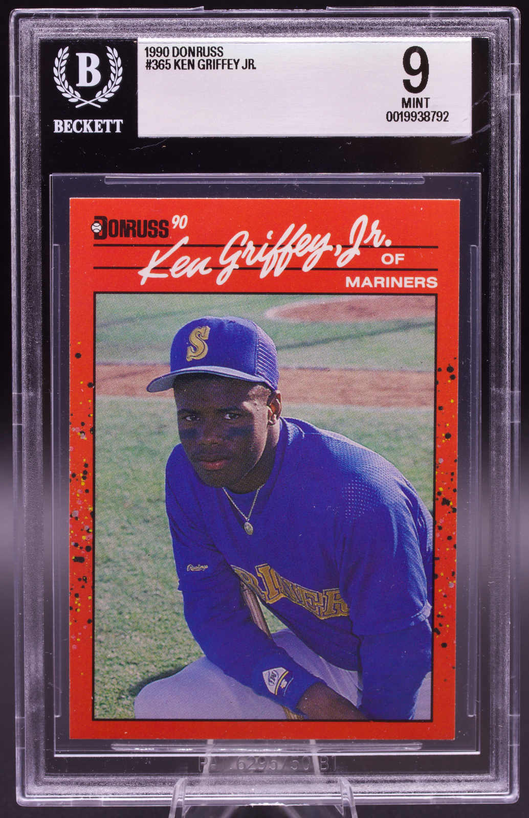 1990 Donruss Ken Griffey Jr #365 New BGS Holder 9 Mint Seattle Mariners
