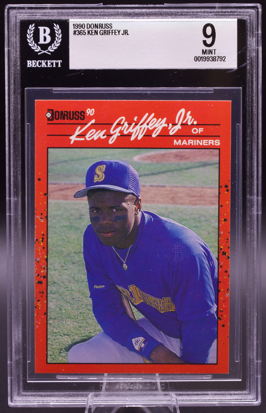 1990 Donruss Ken Griffey Jr #365 New BGS Holder 9 Mint Seattle Mariners