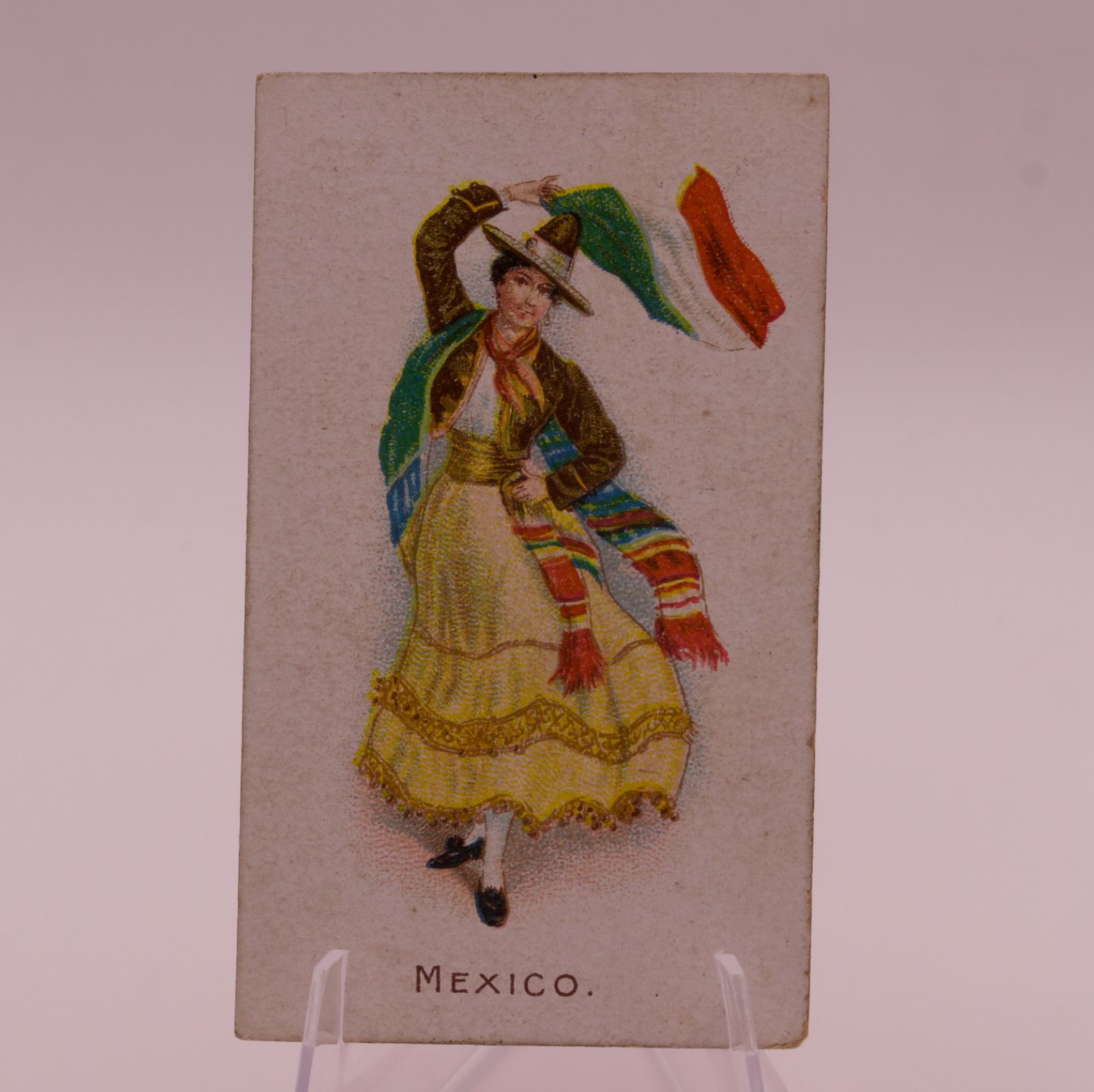 Antique Player's Navy Mixture Cigarette Card Mexico John Player & Sons Tobacco