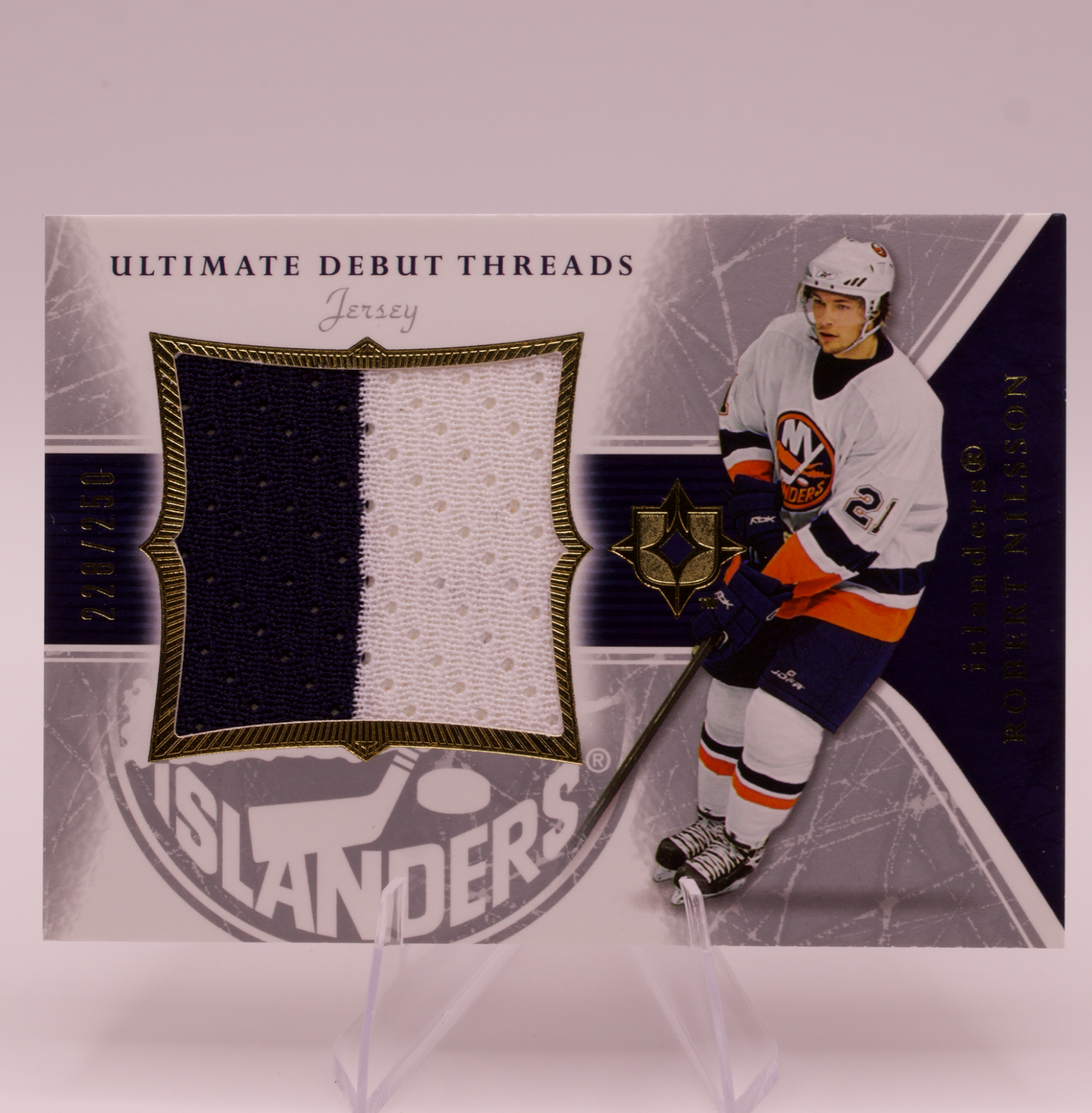 2005-06 Upper Deck Ultimate Collection Robert Nilsson Debut Threads Jersey /250