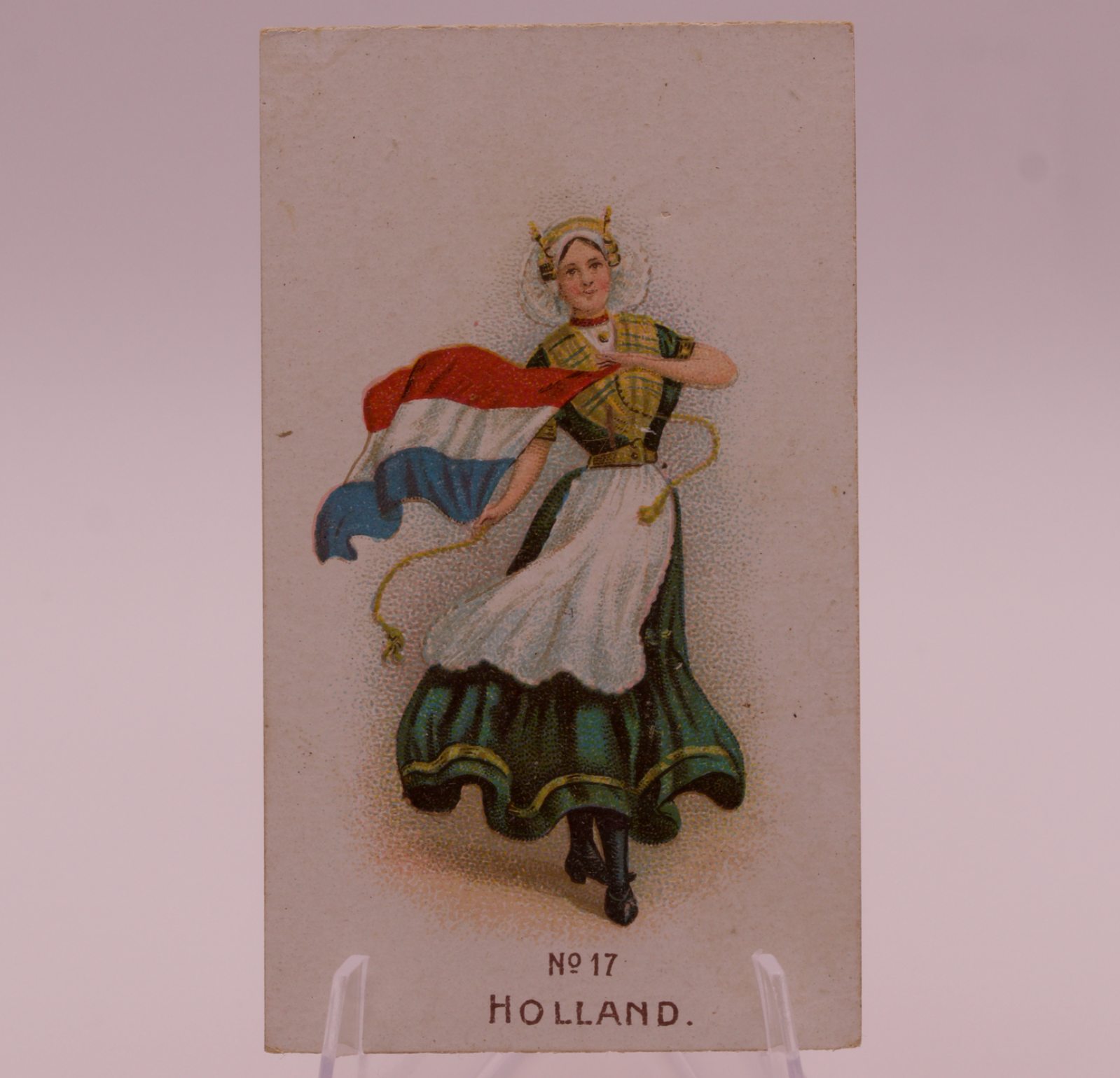 Antique Wills Scissors Cigarettes Card No 17 Holland W.D. & H.O. Wills Bristol