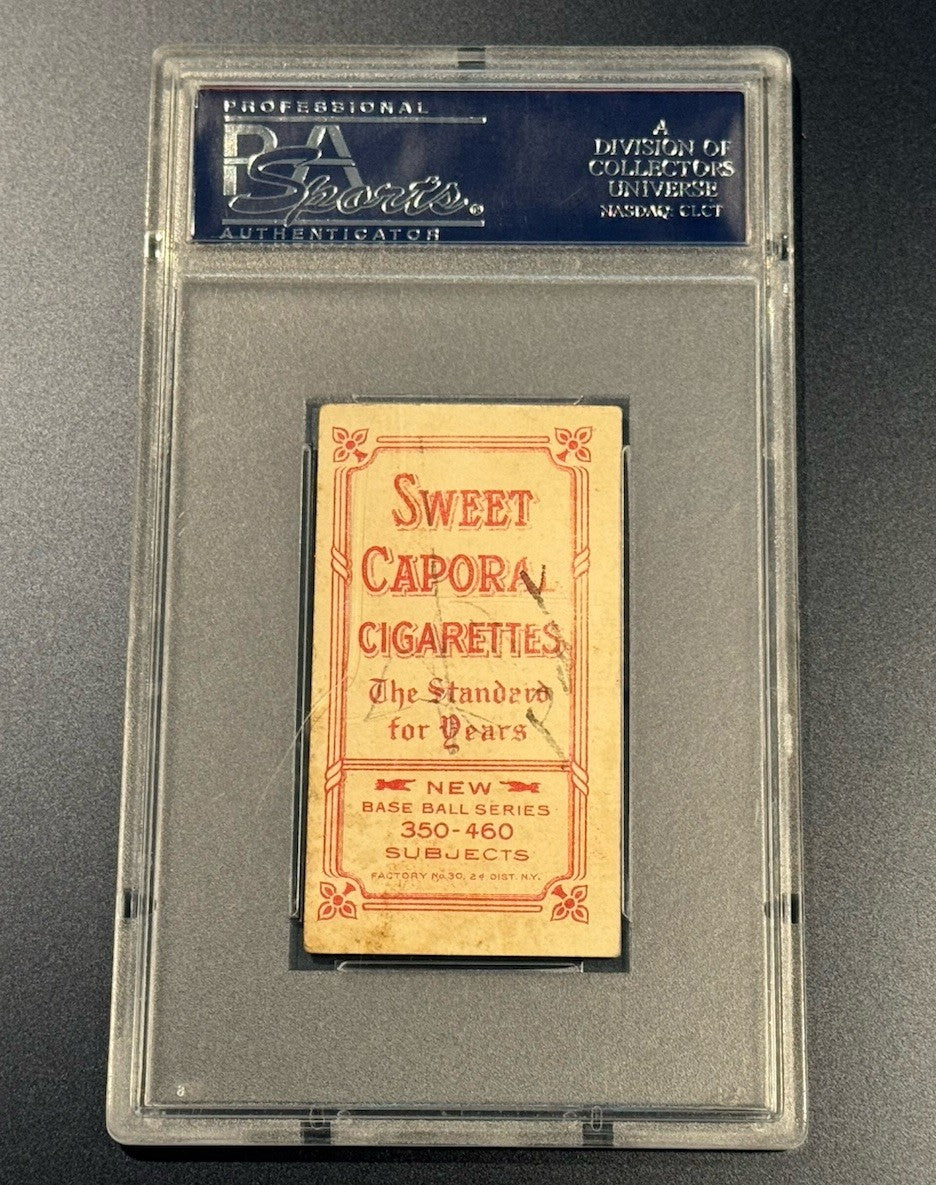 1909-11 T206 Buck Herzog Boston PSA 4 (MK) • Sweet Caporal Back • Pre-War HOF