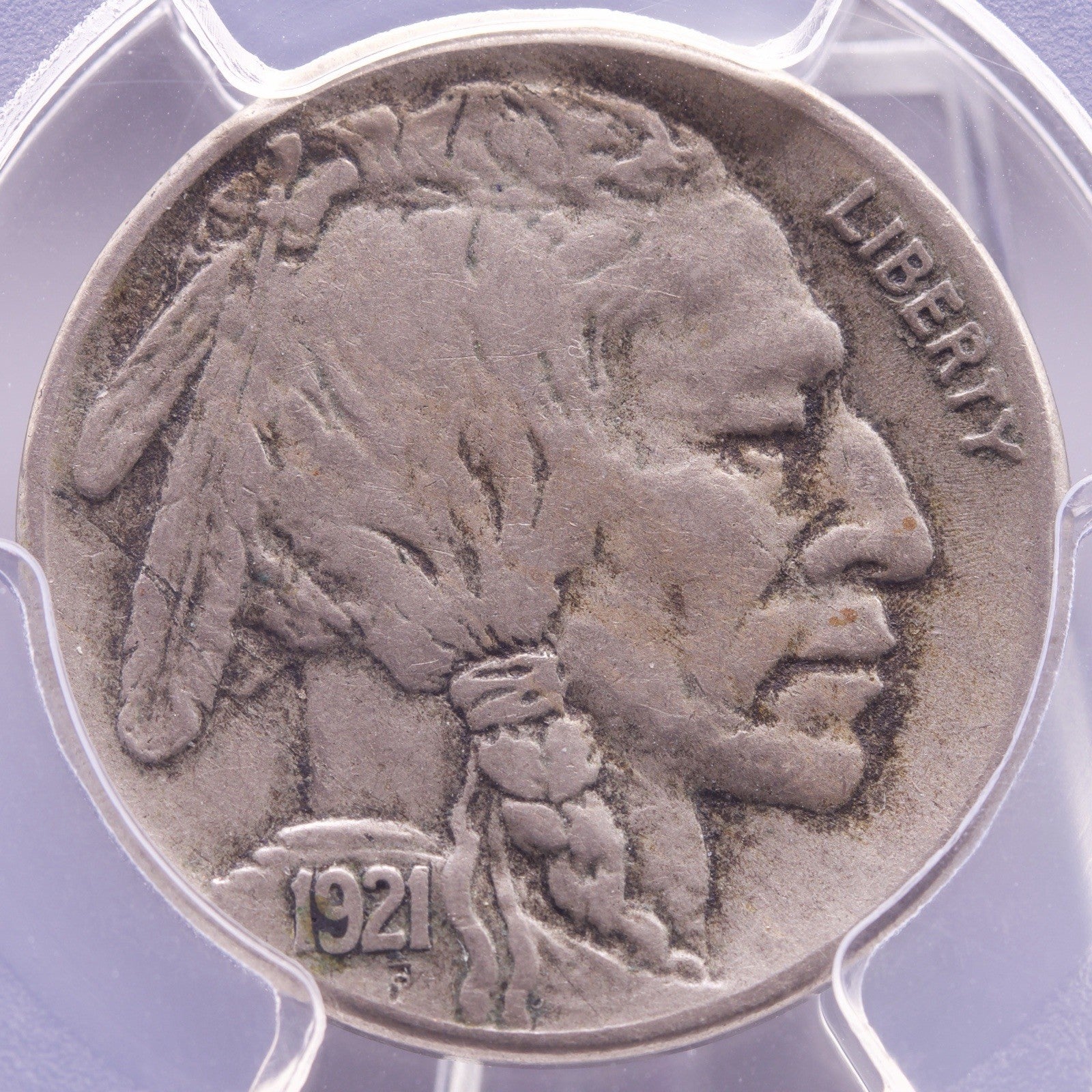 1921-S Buffalo Nickel PCGS XF40 Semi-Key Date - Rare U.S Coin