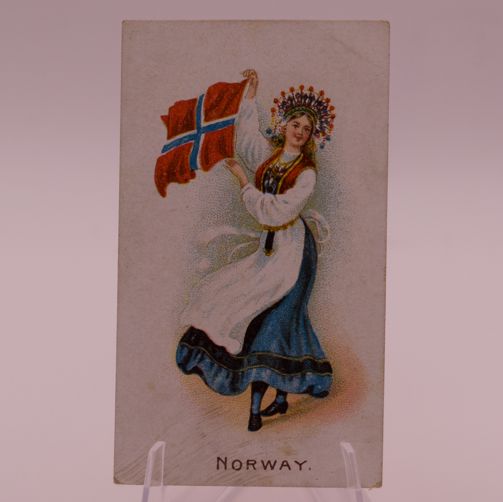 Antique Player's Navy Mixture Cigarette Card Norway John Player & Sons Tobacco