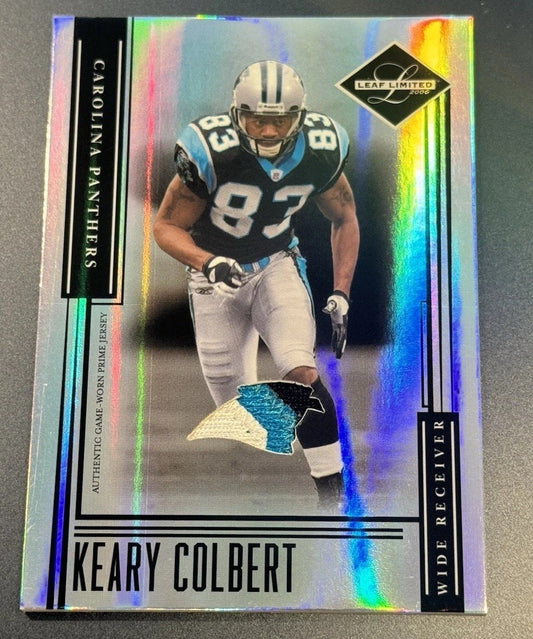 2006 Leaf Limited Keary Colbert Game-Worn PRIME Jersey Patch /30 Panthers USC
