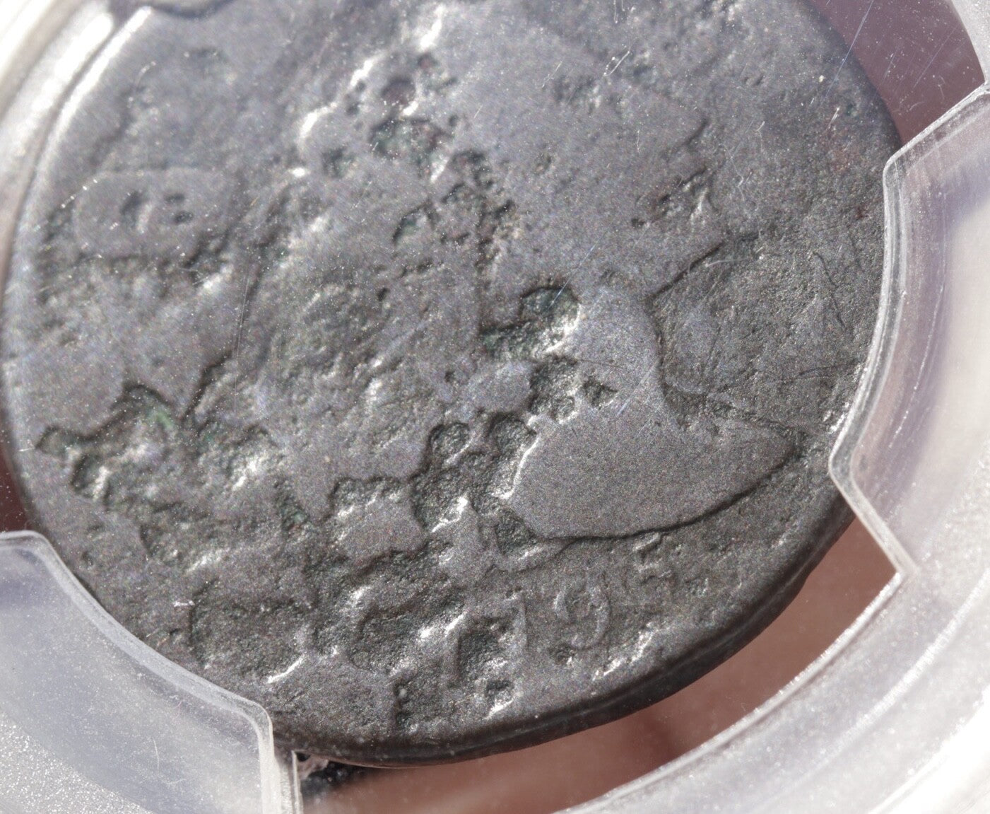 1795 Flowing Hair Large Cent S-78 Plain Edge PCGS Genuine Early US Copper Coin