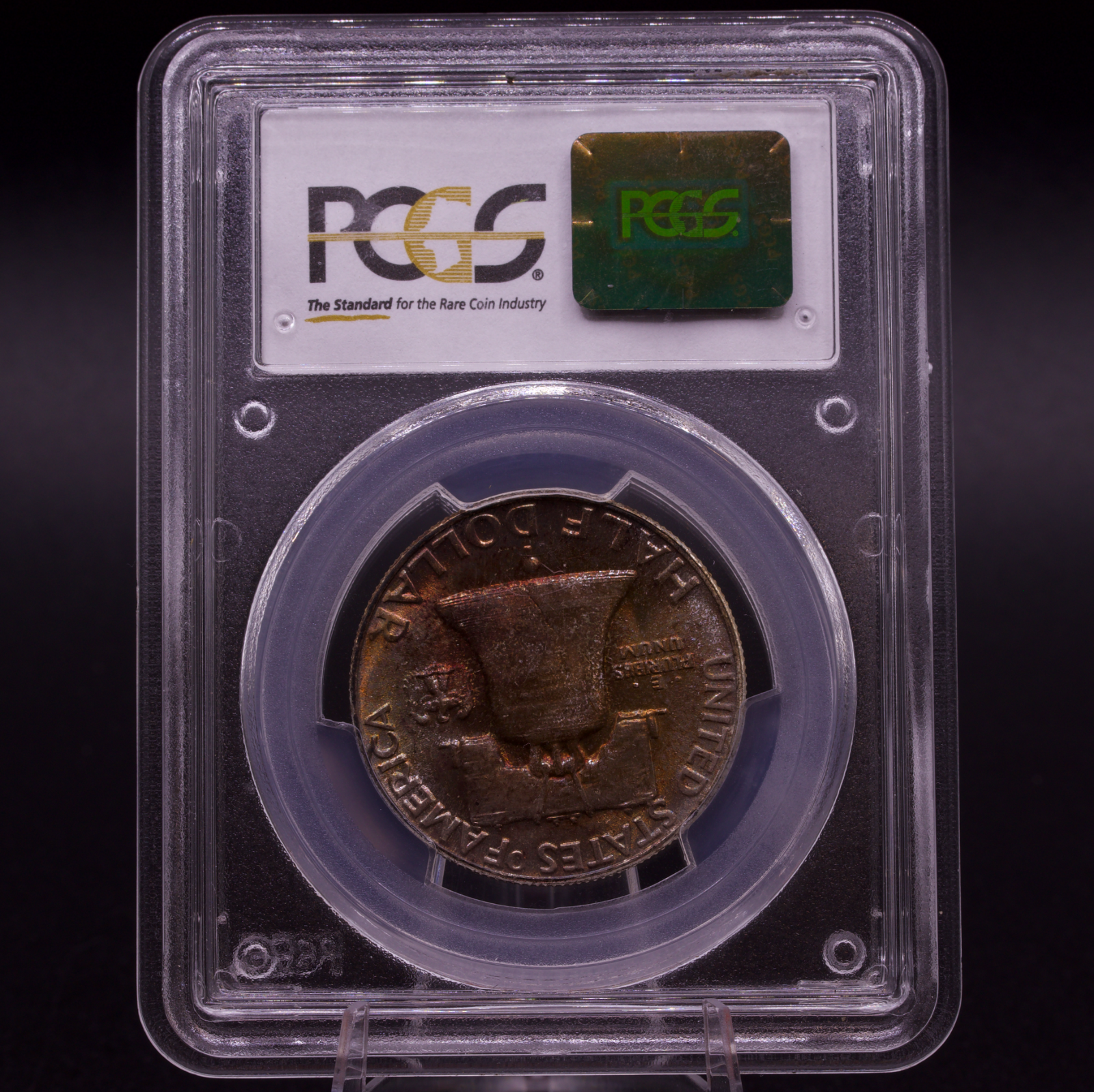 1956 FranklinHalf Dollar PCGS MS67 Toned - CAC