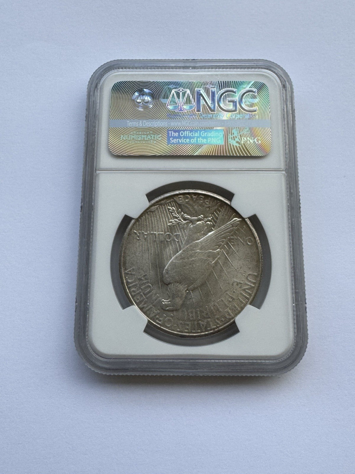 1925-S Peace Silver Dollar NGC MS 63 Certified Rare Coin Collectible