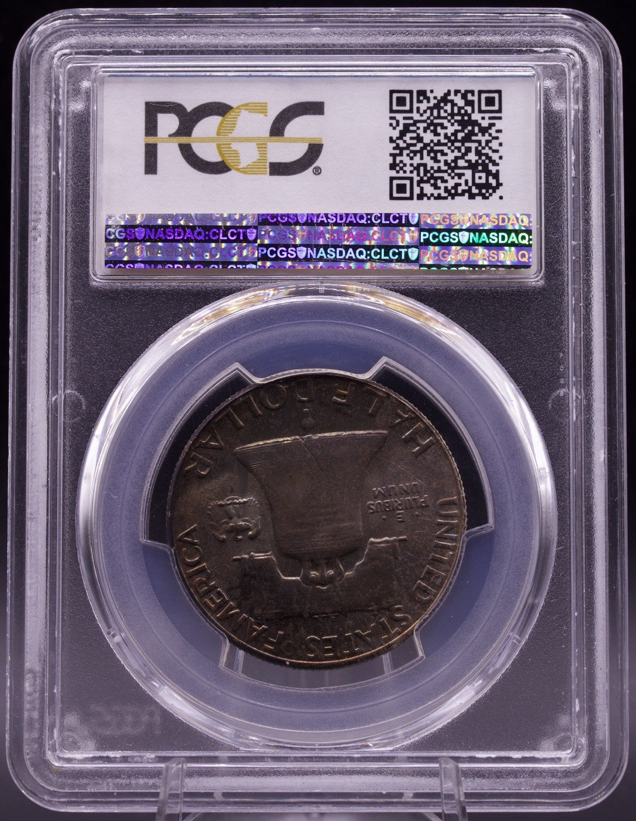 1957 Franklin Half Dollar PCGS MS66+ FBL CAC - Subtle Golden Rim Toning