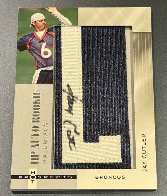 2006 Fleer Hot Prospects /175 Jay Cutler #193 Rookie Autograph Rookie Jersey