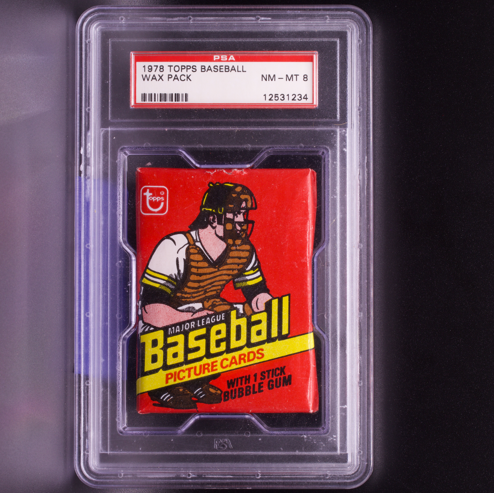 1978 Topps Baseball Wax Pack PSA 8 NM-MT Sealed Eddie Murray RC HOF Vintage
