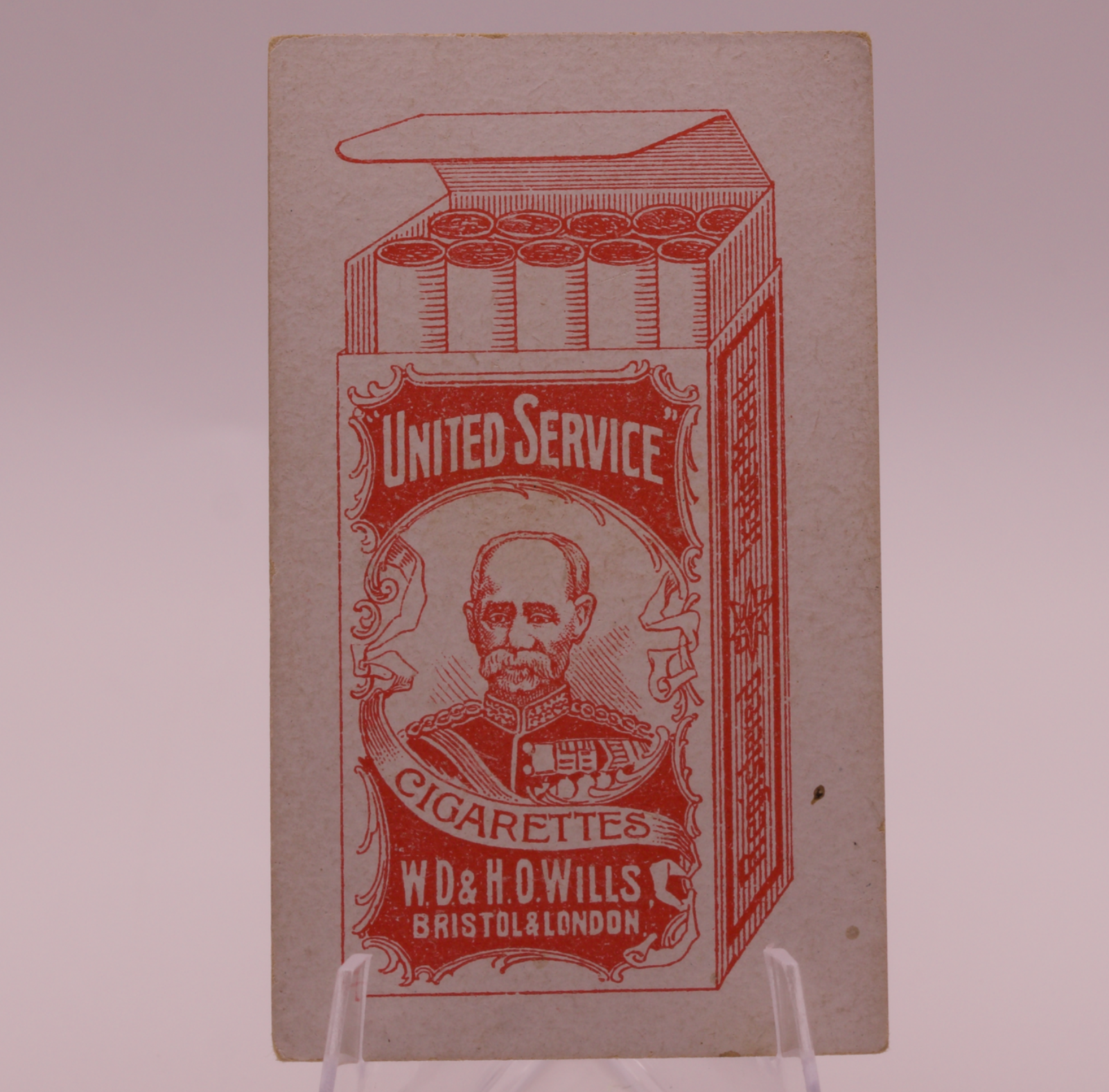 Wills United Service Cigarettes Card No. 21 China Antique Tobacco Card Bristol