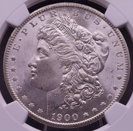 1900-O Morgan Silver Dollar NGC UNC Details Obverse Cleaned