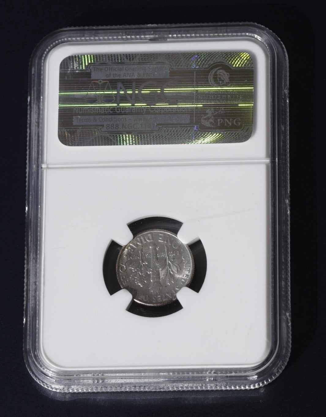 1955-S Roosevelt Dime MS66 NGC • Vibrant Obverse Toning • San Francisco Mint Gem