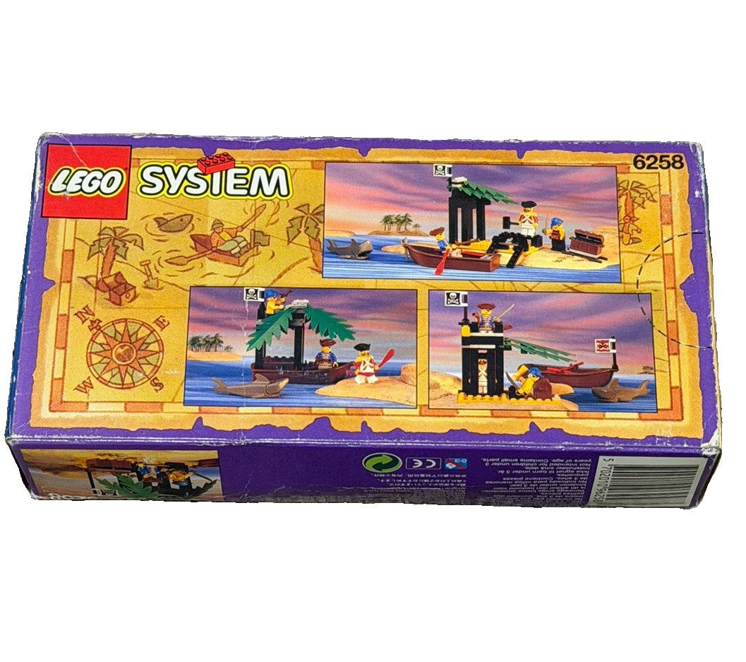 1992 LEGO Pirates Smuggler's Shanty 6258 NEW SEALED Vintage Box Wear Shark