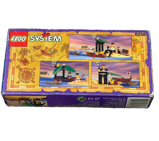 1992 LEGO Pirates Smuggler's Shanty 6258 NEW SEALED Vintage Box Wear Shark