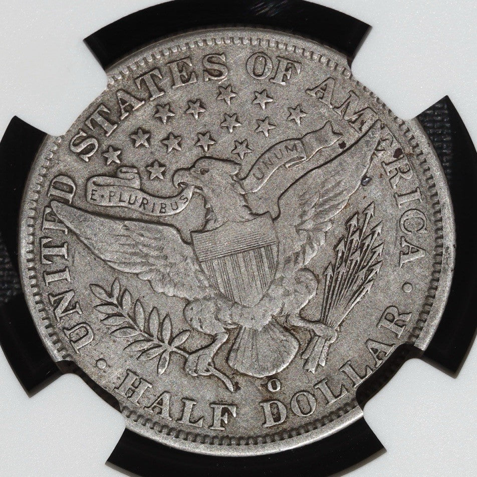1904-O Barber Half Dollar NGC VF25 • New Orleans Mint • Key Barber Series
