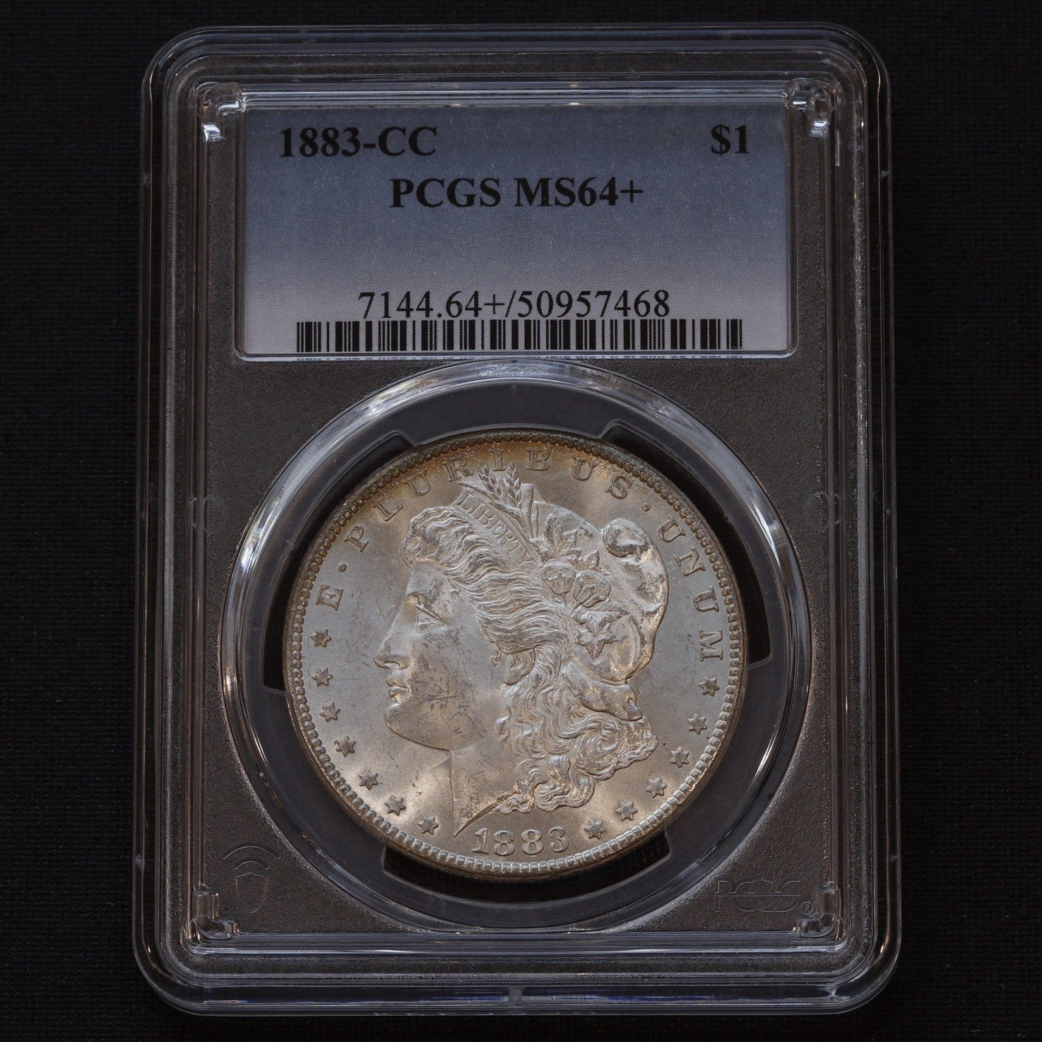 1883-CC Morgan Silver Dollar $1 PCGS MS64+ Plus • Premium Carson City Mint
