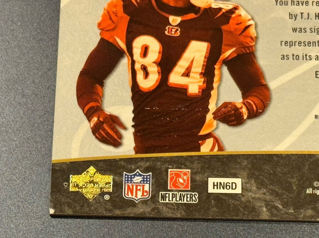 2006 Ultimate Scripts T.J. Houshmandzadeh Auto /35 Bengals WR Short Print