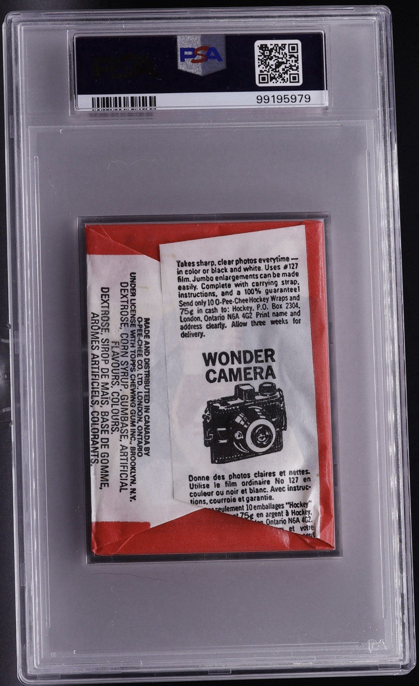 1976 O-Pee-Chee WHA Hockey Wax Pack PSA 8 • Sealed Vintage OPC • Scarce Issue