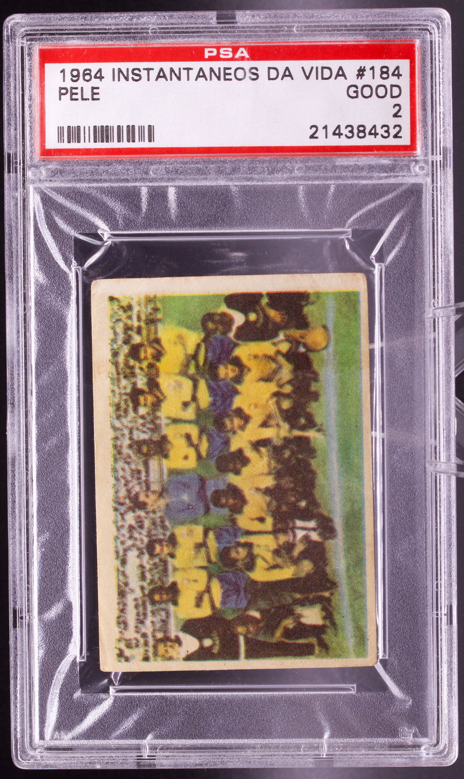 1964 Instantaneos Da Vida #184 Pele PSA 2 GOOD 1962 World Cup Brazil Soccer