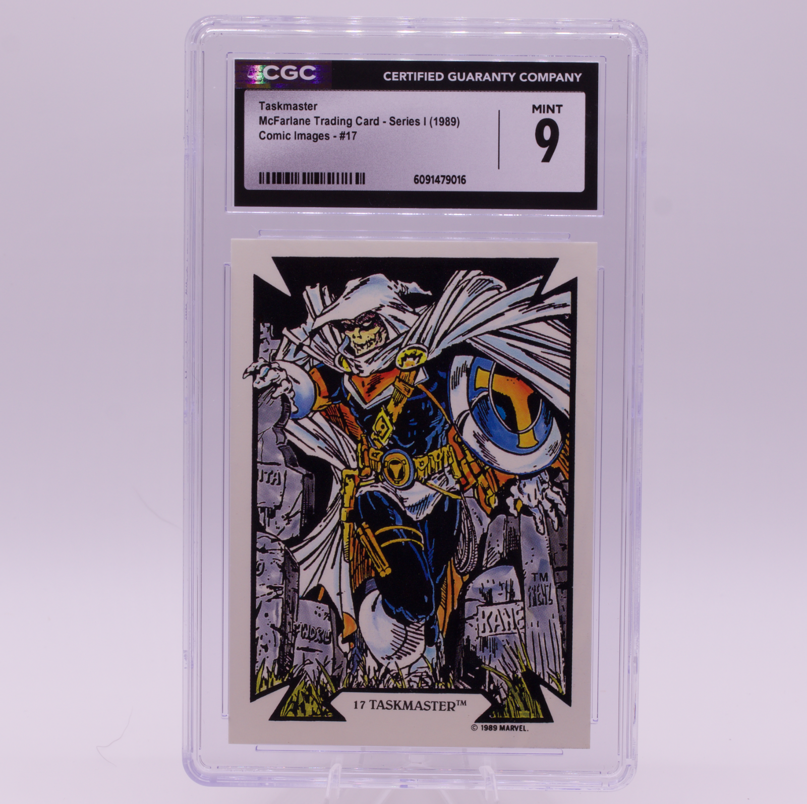 1989 Marvel Comic Images McFarlane Taskmaster #17 CGC MINT 9