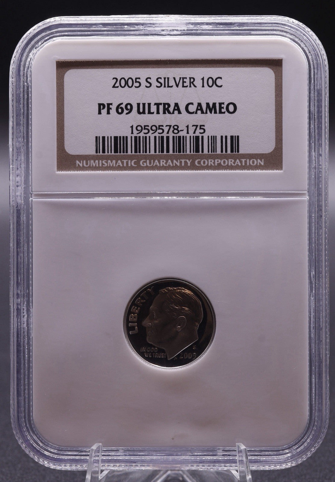 2005-S Silver Dime NGC PF69 ULTRA CAMEO Proof 90%