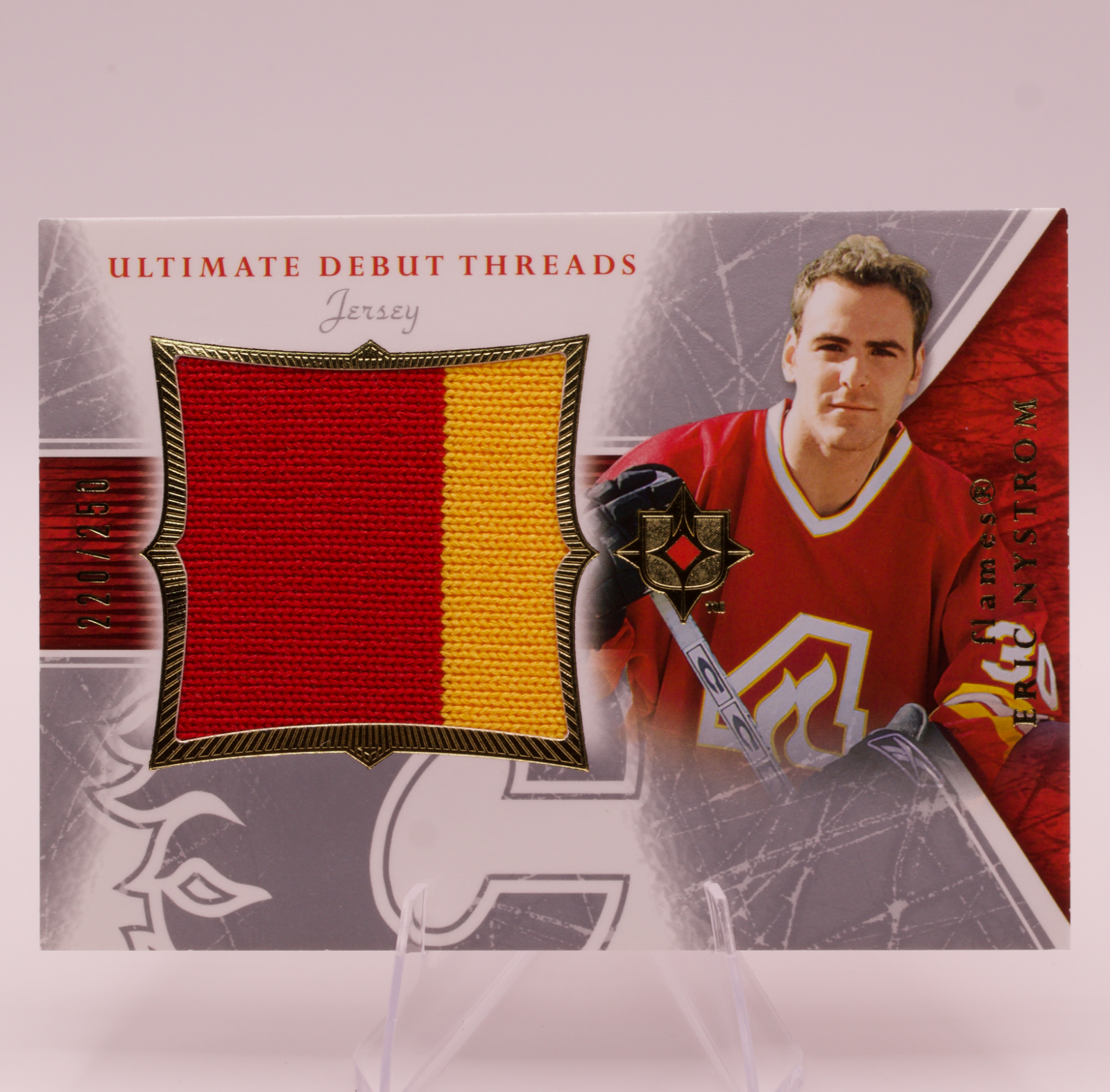 2005-06 Upper Deck Ultimate Collection Eric Nystrom Debut Threads Jersey /250