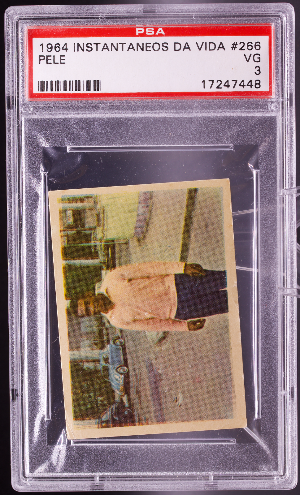 1964 Instantaneos Da Vida #266 Pele PSA 3 VG Santos FC Door Gates Soccer Card