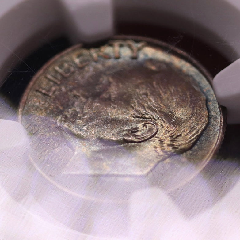 1958 Roosevelt Dime MS66 NGC • Brilliant Uncirculated • Toner