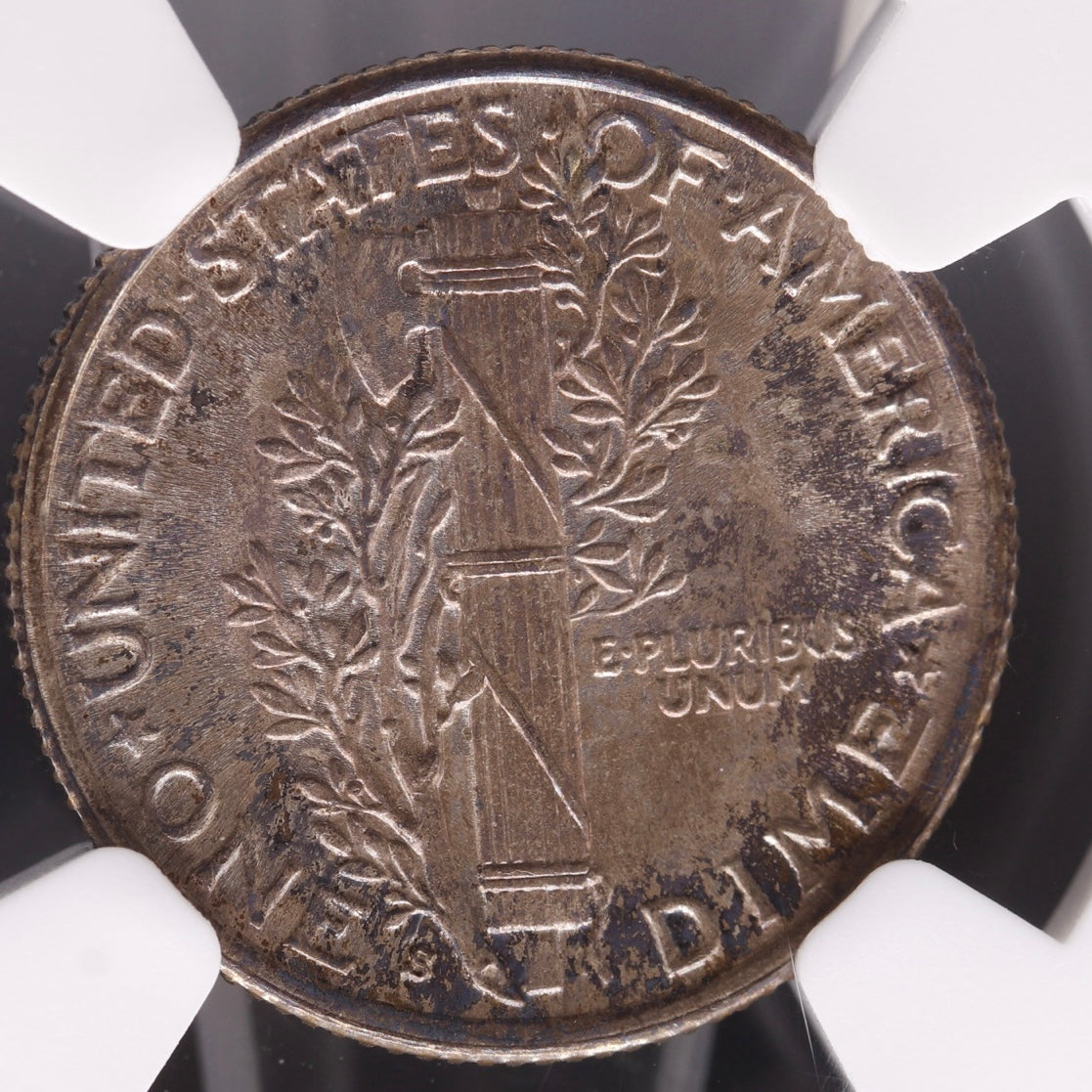 1937-S Mercury Dime NGC MS 67+ FB CAC Graded Silver Coin US Rare Key Date