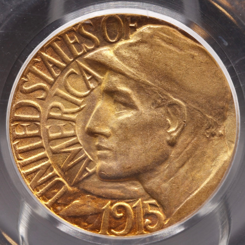 1915-S Panama-Pacific Exposition Gold Dollar PCGS MS64 San Francisco