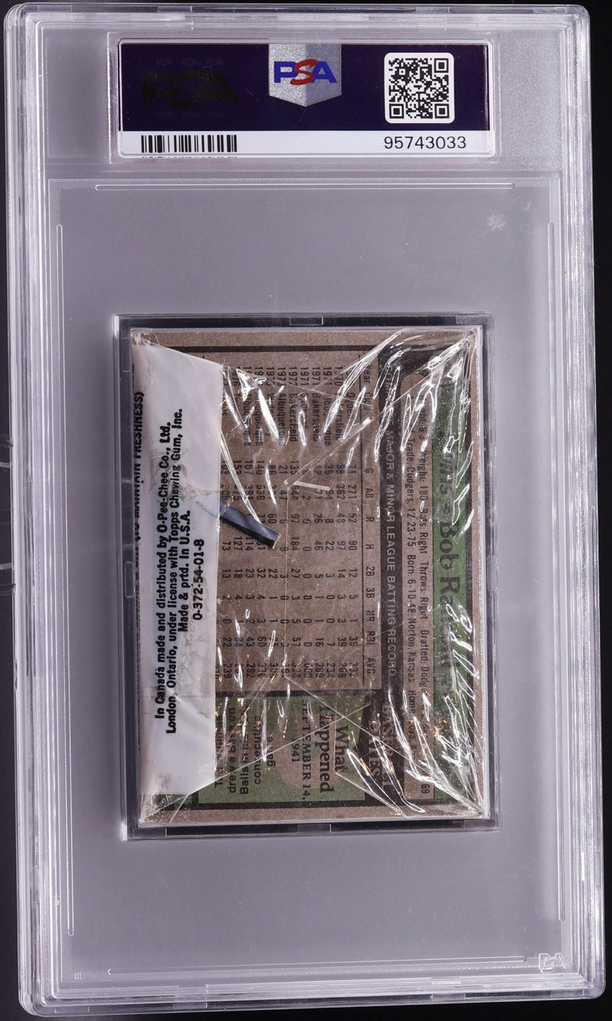 1979 Topps Cello Pack PSA 8 NM-MT Sealed Ozzie Smith RC Vintage Baseball