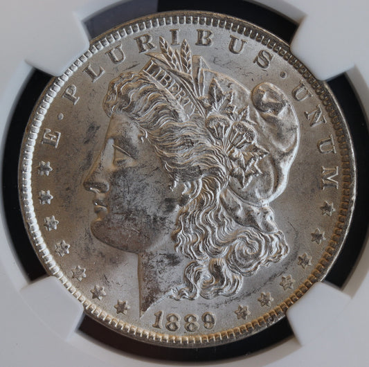 1889 Morgan Silver Dollar – NGC Certified MS62 – High-Grade 19th Century Coin