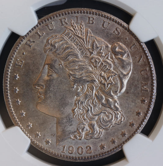1902-O Morgan Silver Dollar – NGC MS62  - Brilliant Uncirculated Example