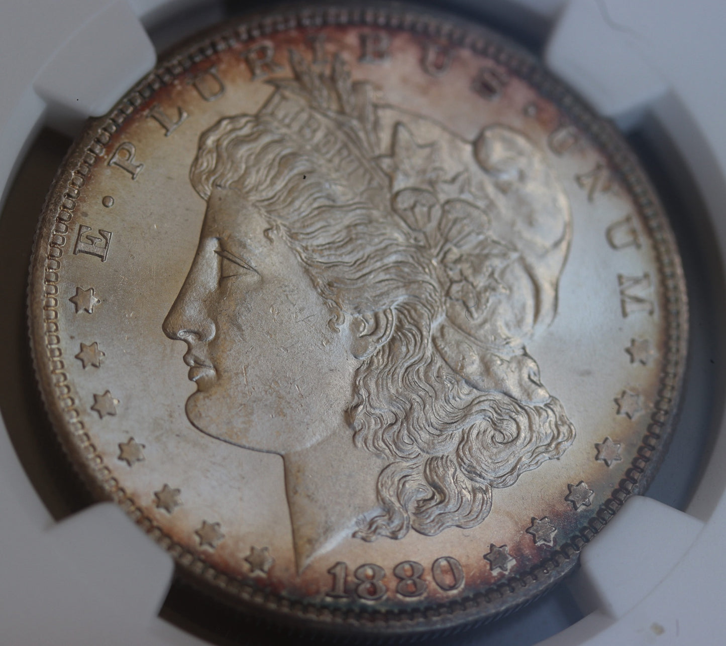 1880-S Morgan Silver Dollar – NGC MS64 – Lustrous BU *Toner*