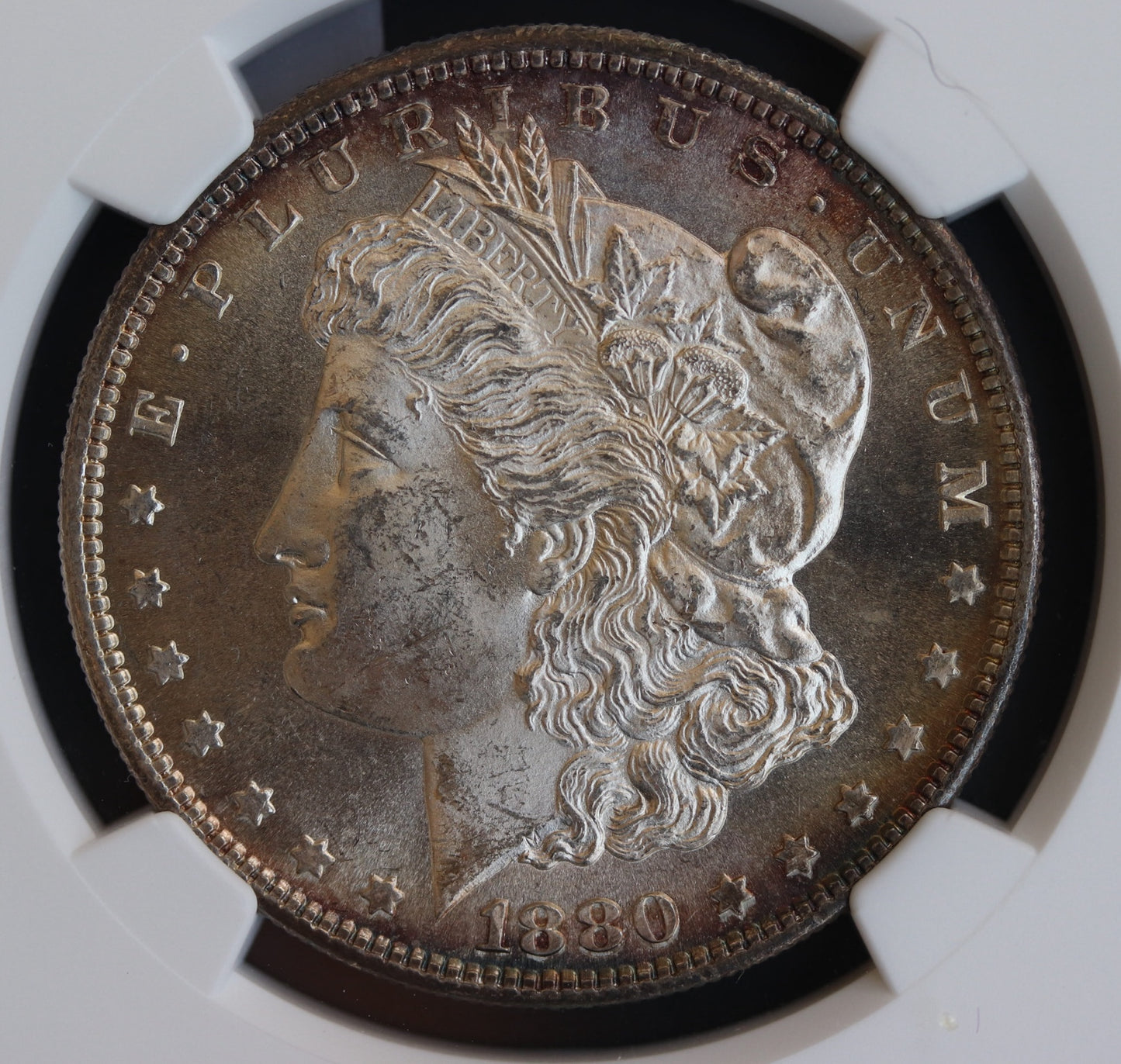 1880-S Morgan Silver Dollar – NGC MS64 – Lustrous BU *Toner*