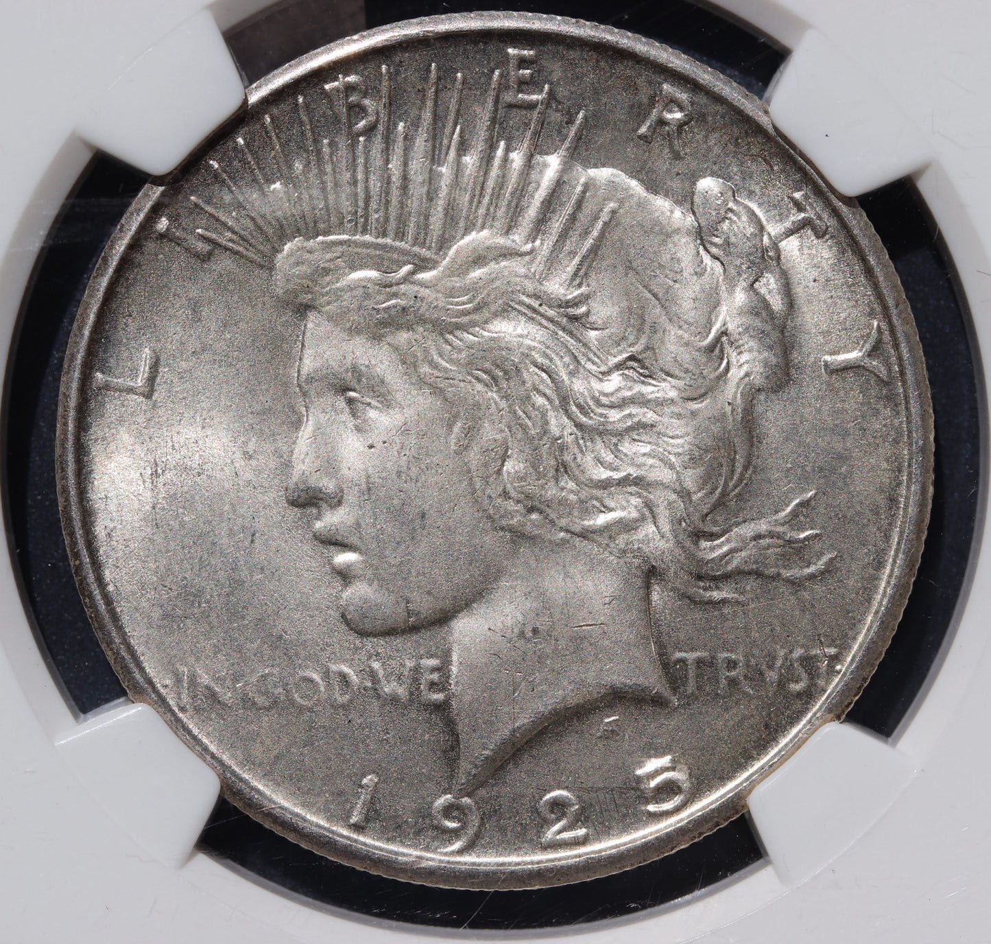 1925-S Peace Silver Dollar NGC MS 63 Certified Rare Coin Collectible