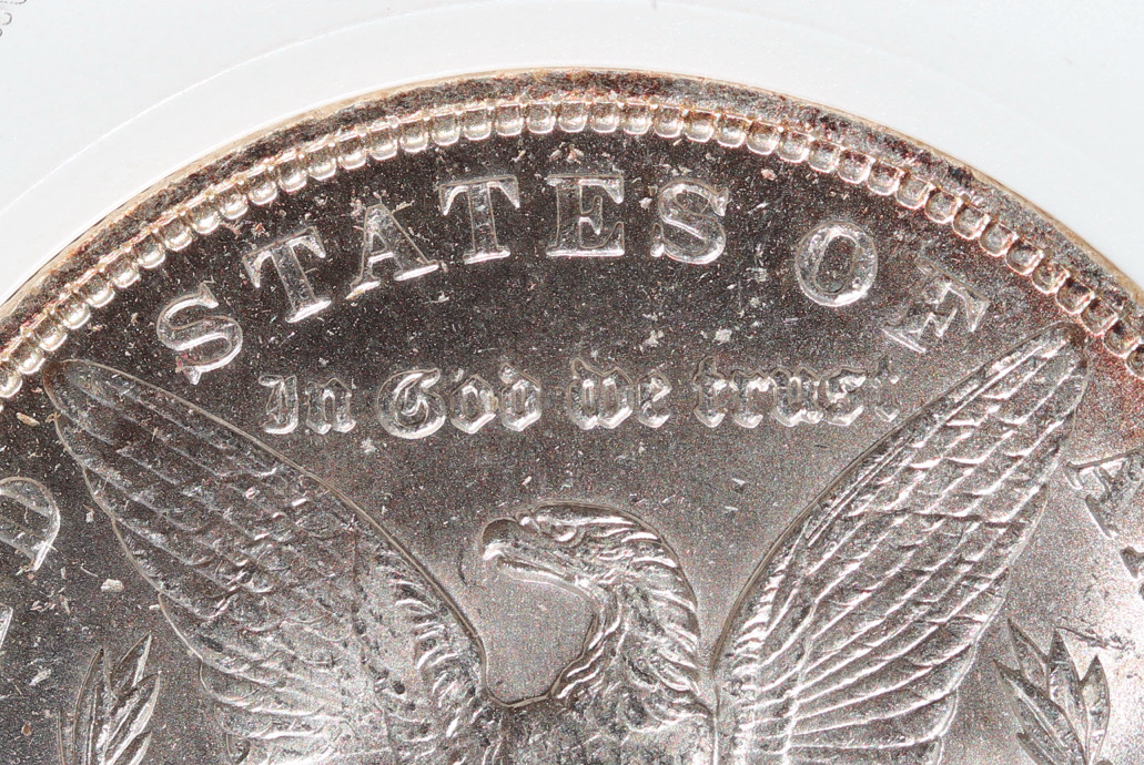 1885-O Morgan Silver Dollar – ANACS MS63 – Old Soapbox Holder, Scarce “O”