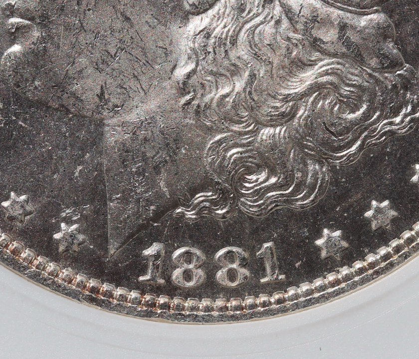 1881 Morgan Silver Dollar – ANACS Certified MS62 – Sharp Strike, Lustrous BU