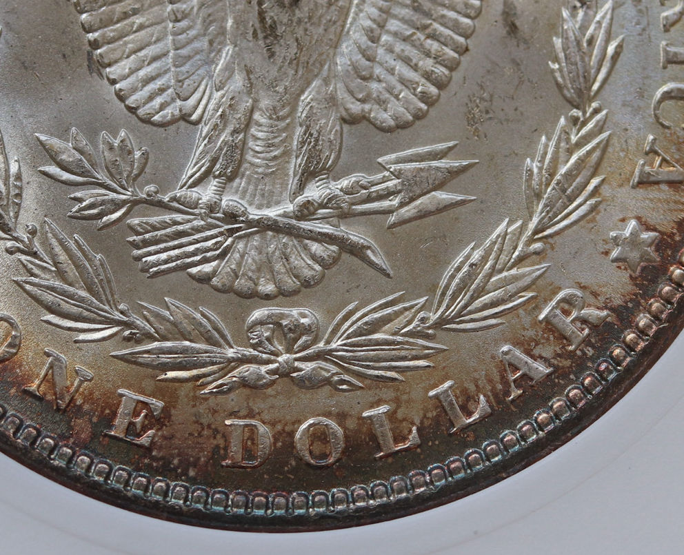 1887 Morgan Silver Dollar – ANACS MS62 – High-Grade 90% Silver - Soapbox Holder