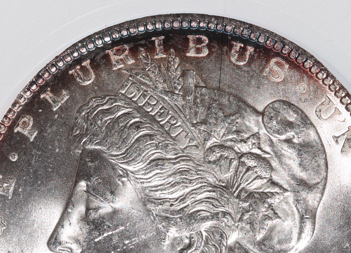 1890 Morgan Silver Dollar – ANACS Certified MS63 – Uncirculated *Toner*