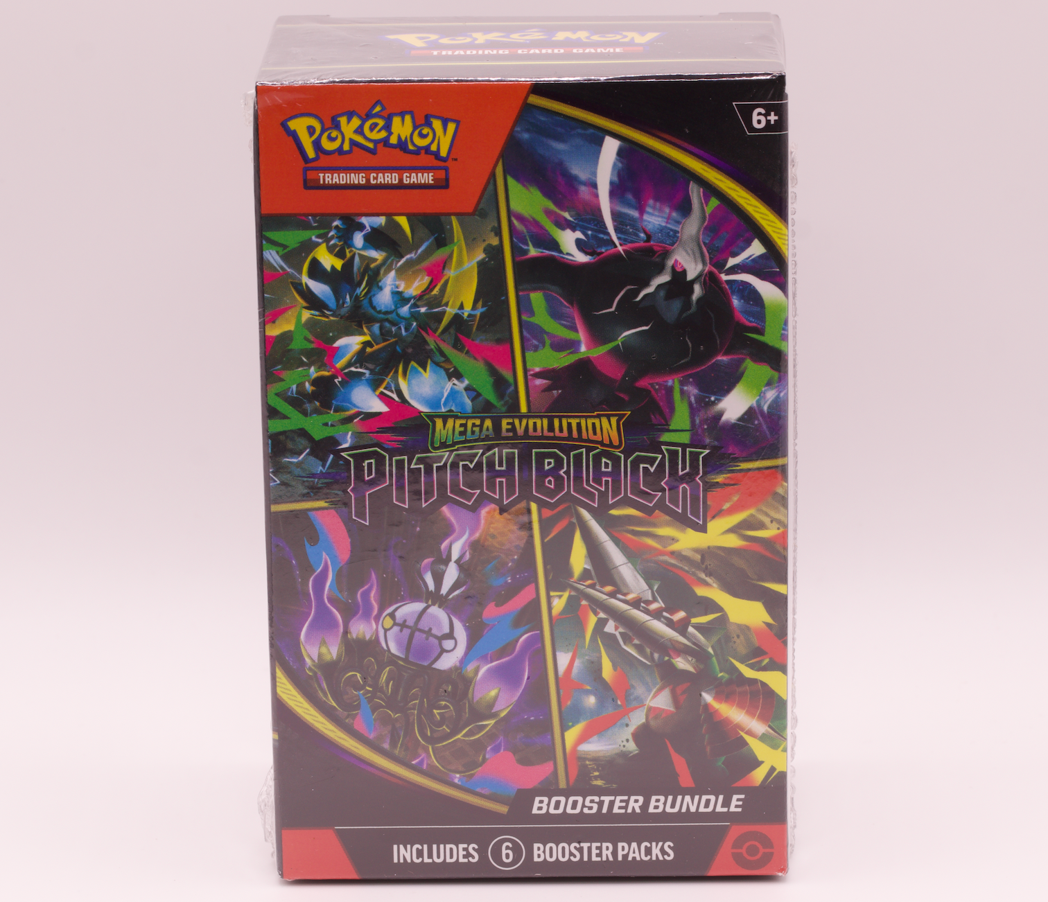 Pokémon TCG Mega Evolution: Pitch Black Sealed Booster Box Bundle 6 Packs