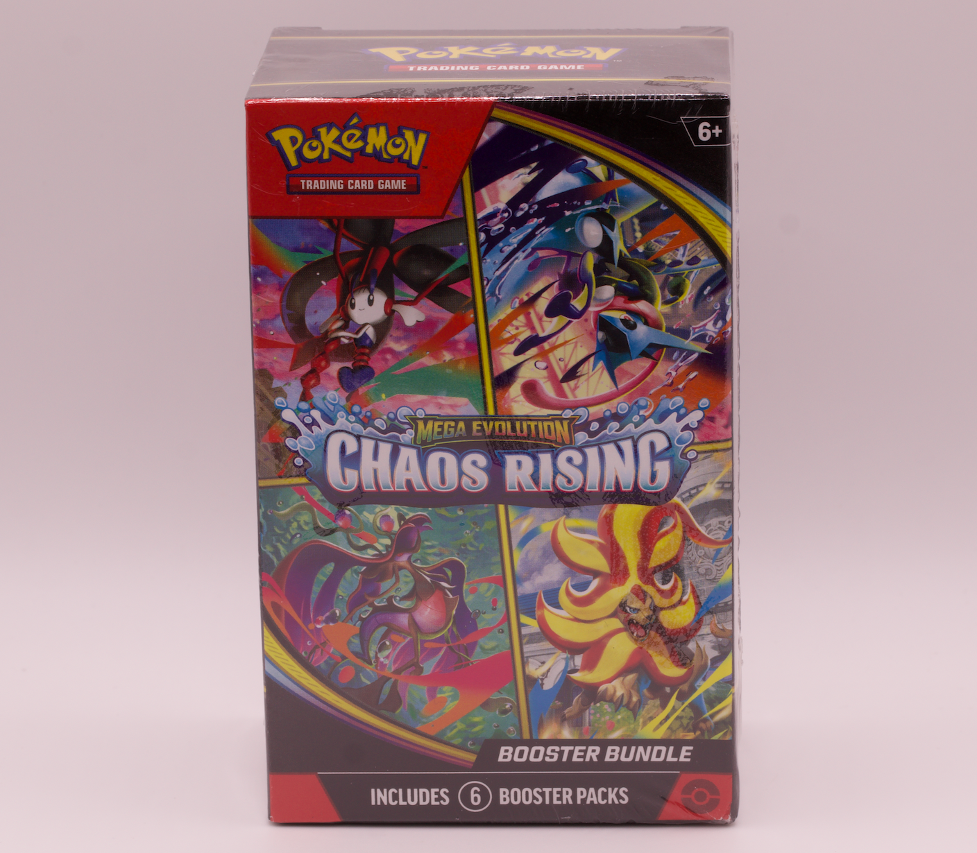 Pokemon Mega Evolution Chaos Rising Booster Bundle 6 Packs New Sealed English