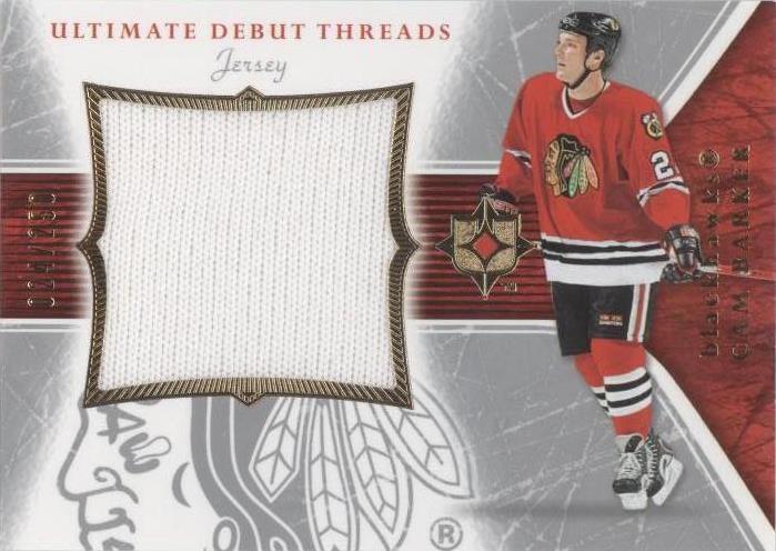 2005-06 Upper Deck Ultimate Collection Cam Barker Debut Threads Jersey /250