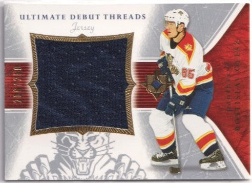 2005-06 UD Ultimate Collection Rostislav Olesz Debut Threads 3 Color Patch /250