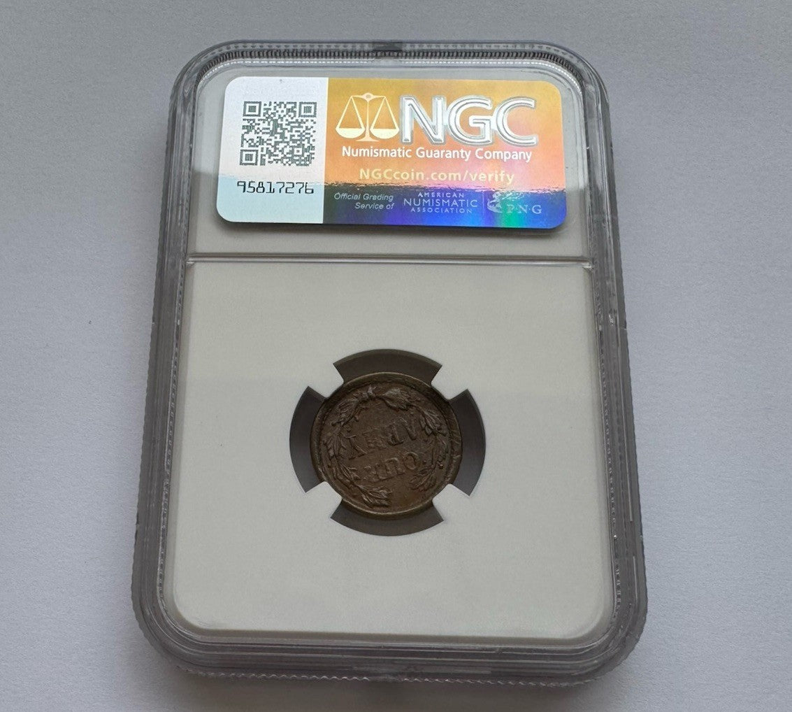 1861 - 1865 Civil War Token “OUR ARMY” F-50/335a NGC MS 65 BN
