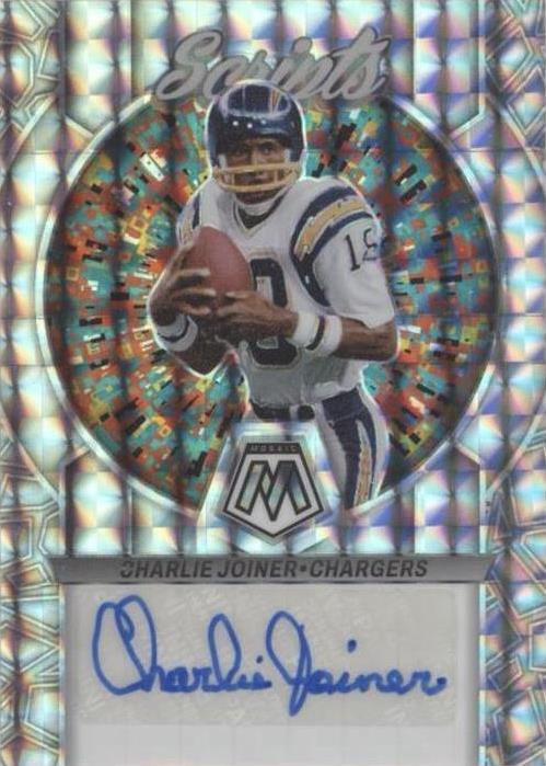 2023 Panini Mosaic Scripts #S32 Charlie Joiner Auto PSA 10 GEM MT Chargers HOF