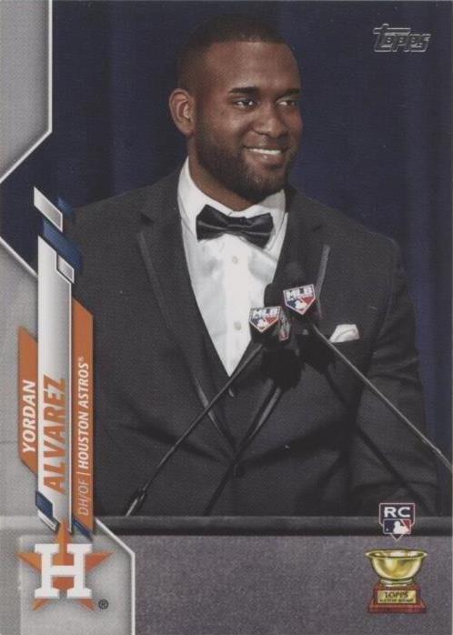 2020 Topps Update Yordan Alvarez SP Photo Variation RC #U-300 PSA 8 NM-MT Astros